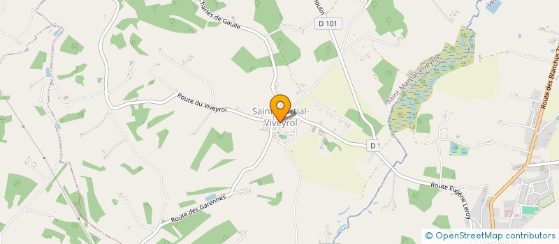 localisation de l'entreprise MONSIEUR SIMON BONNER  SAINT-MARTIAL-VIVEYROL