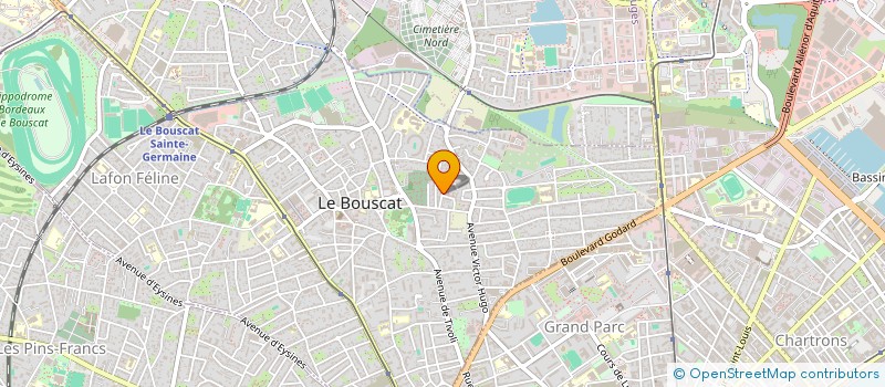 localisation de l'entreprise MONSIEUR SIMON BONNIN à LE BOUSCAT