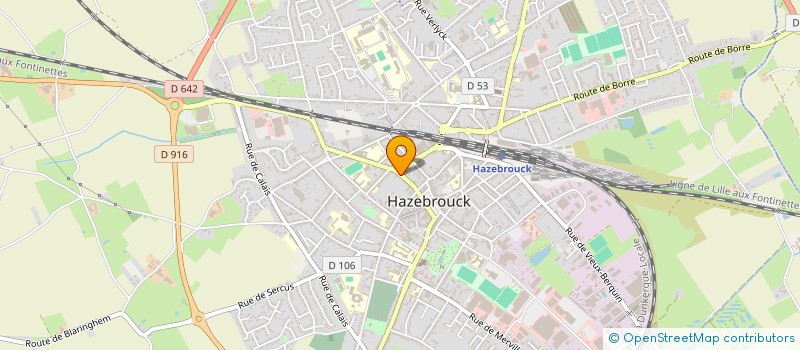 localisation de l'entreprise MONSIEUR SIMON BOORTEEL à HAZEBROUCK
