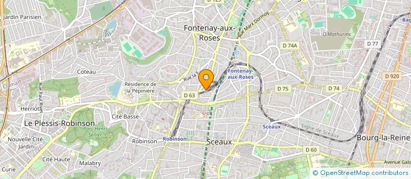 localisation de l'entreprise MONSIEUR SIMON BOQUERAT à FONTENAY-AUX-ROSES