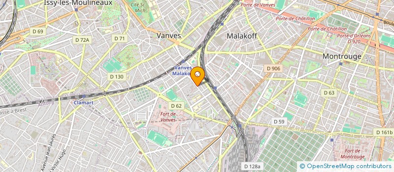 localisation de l'entreprise MONSIEUR SIMON BORGNIET à MALAKOFF