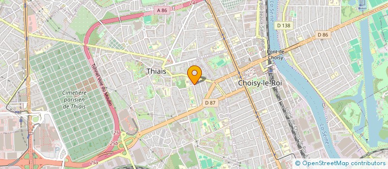 localisation de l'entreprise MONSIEUR SIMON BORZA  THIAIS