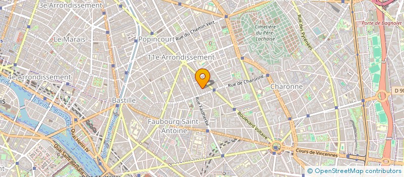 localisation de l'entreprise MONSIEUR SIMON BOUCHAUDY  PARIS