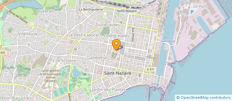 localisation de l'entreprise MONSIEUR SIMON BOULET  SAINT-NAZAIRE