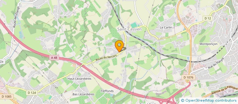 localisation de l'entreprise MONSIEUR SIMON BOULEY  SAINT-CASSIEN