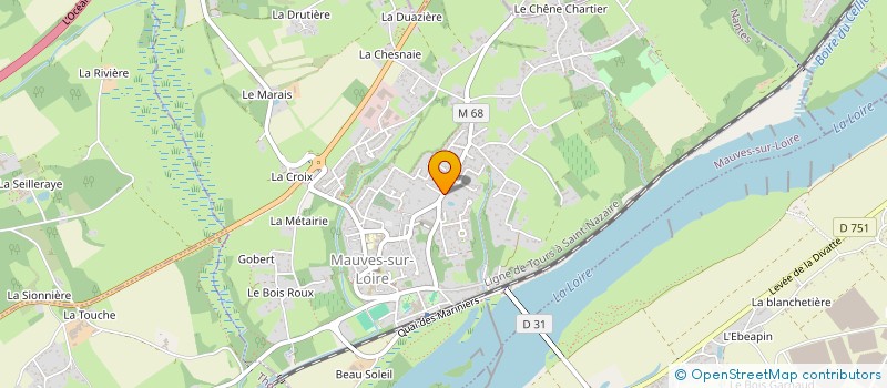 localisation de l'entreprise MONSIEUR SIMON BOULIE  MAUVES-SUR-LOIRE