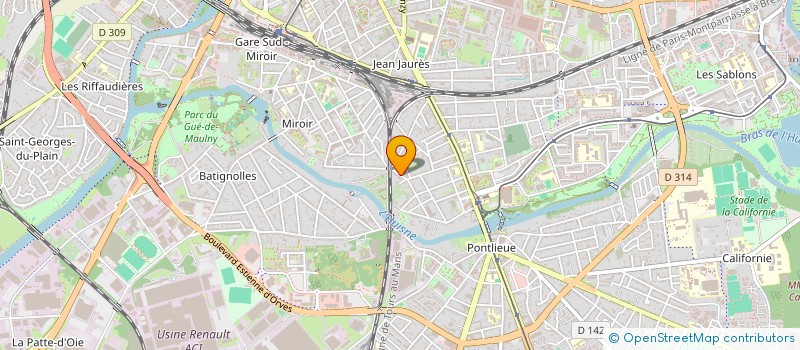 localisation de l'entreprise MONSIEUR SIMON BOUQUET à LE MANS