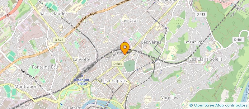 localisation de l'entreprise MONSIEUR SIMON BOURGEOIS  BESANCON