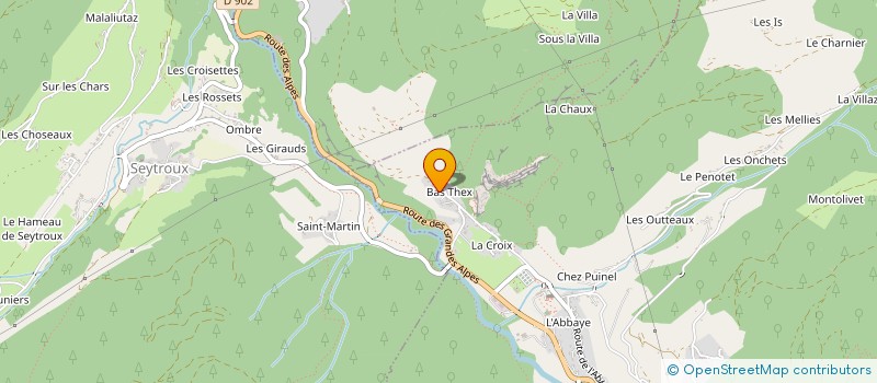 localisation de l'entreprise MONSIEUR SIMON BOURTON  SAINT-JEAN-D'AULPS