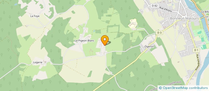 localisation de l'entreprise MONSIEUR SIMON BOUTIN  BONNEUIL-MATOURS