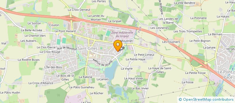 localisation de l'entreprise MONSIEUR SIMON BOUVET à SAINT-GILLES