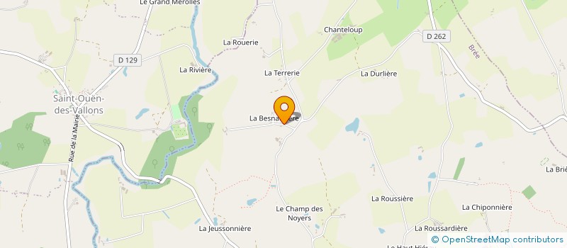 localisation de l'entreprise MONSIEUR SIMON BOUVIER  EVRON