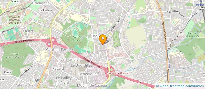 localisation de l'entreprise MONSIEUR SIMON BOYER  TALENCE