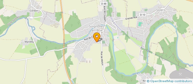 localisation de l'entreprise MONSIEUR SIMON BOZIOT  SOIGNOLLES-EN-BRIE