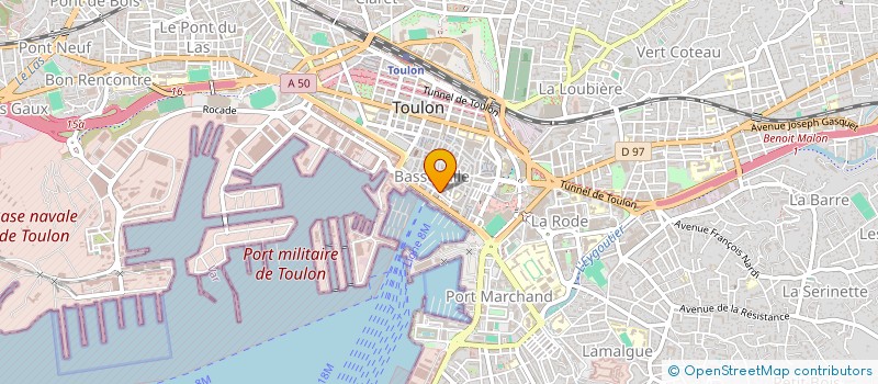 localisation de l'entreprise MONSIEUR SIMON BRAMI  TOULON