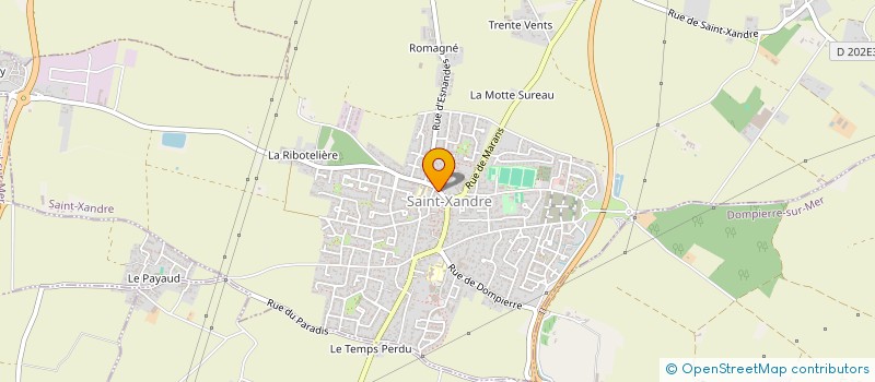 localisation de l'entreprise MONSIEUR SIMON BREANT  SAINT-XANDRE