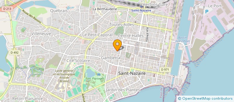 localisation de l'entreprise MONSIEUR SIMON BRECHET à SAINT-NAZAIRE