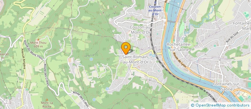 localisation de l'entreprise MONSIEUR SIMON BRETIN  SAINT-ROMAIN-AU-MONT-D'OR