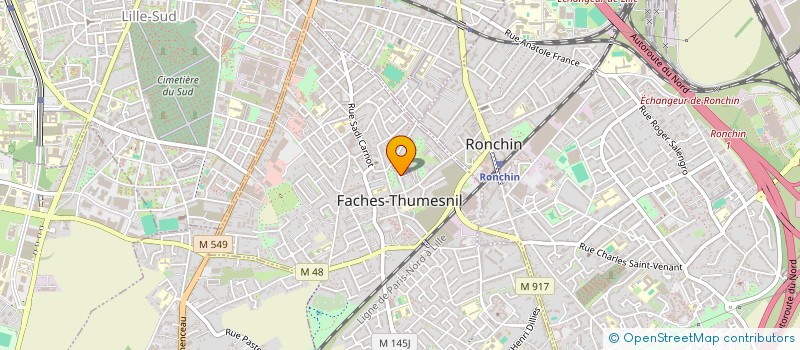 localisation de l'entreprise MONSIEUR SIMON BRIENNE  FACHES-THUMESNIL