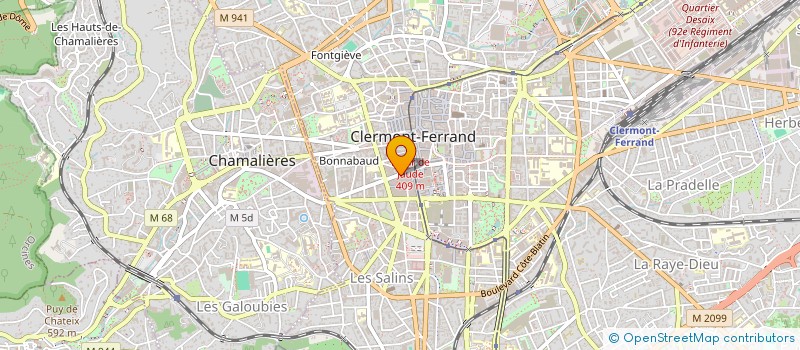 localisation de l'entreprise MONSIEUR SIMON BROSSARD  CLERMONT-FERRAND