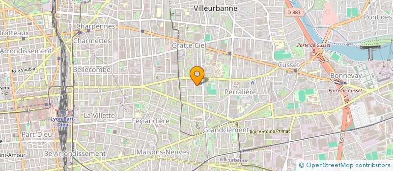 localisation de l'entreprise MONSIEUR SIMON BUFFRY  VILLEURBANNE