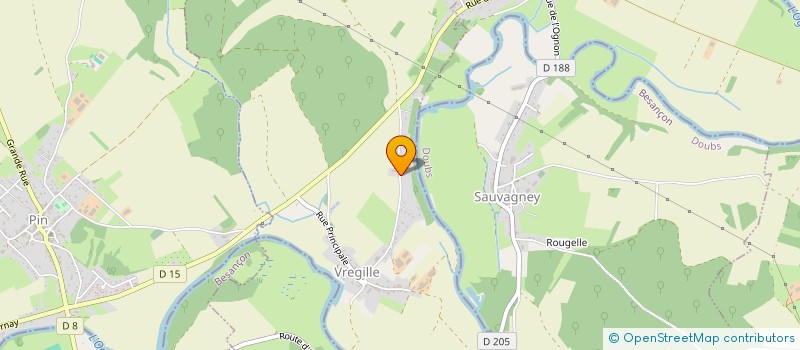 localisation de l'entreprise MONSIEUR SIMON BULLIARD  VREGILLE