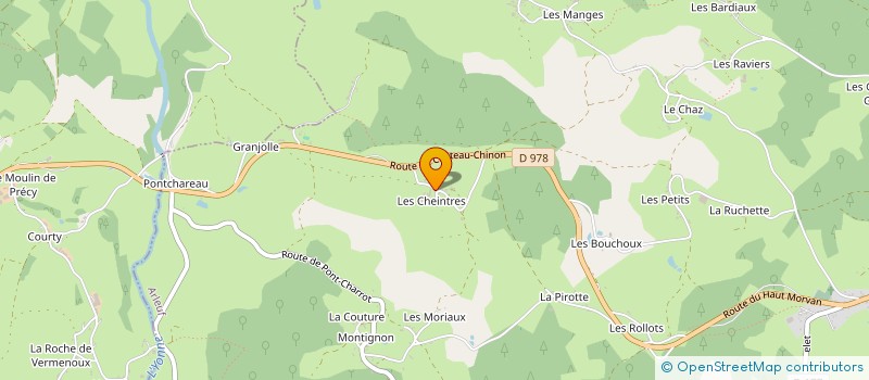 localisation de l'entreprise MONSIEUR SIMON BUTEAU à ARLEUF