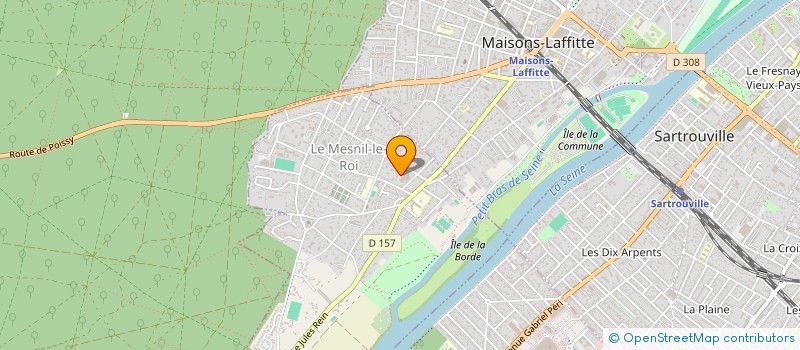 localisation de l'entreprise MONSIEUR SIMON BYRNE  LE MESNIL-LE-ROI