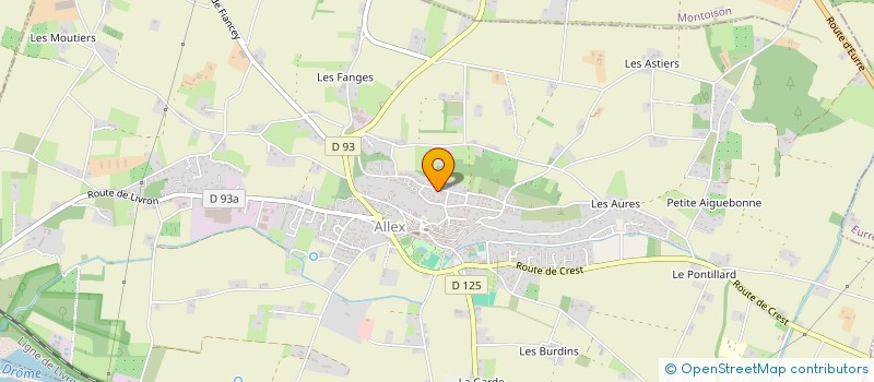 localisation de l'entreprise MONSIEUR SIMON CADARIO à ALLEX