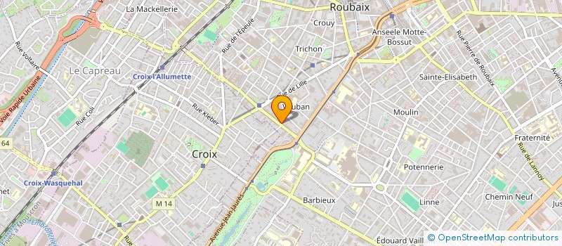 localisation de l'entreprise MONSIEUR SIMON CALLEWAERT  ROUBAIX