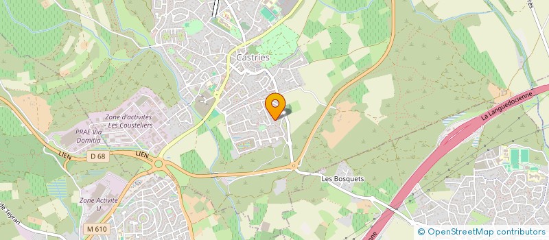 localisation de l'entreprise MONSIEUR SIMON CANIVENQ  CASTRIES