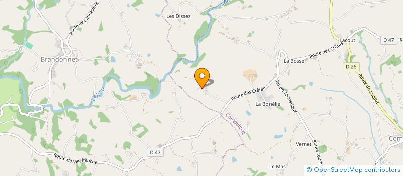 localisation de l'entreprise MONSIEUR SIMON CANTALOUBE  COMPOLIBAT