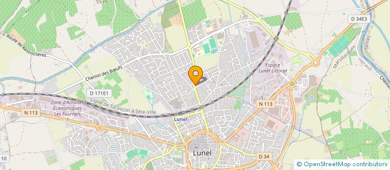 localisation de l'entreprise MONSIEUR SIMON CAPPOEN  LUNEL