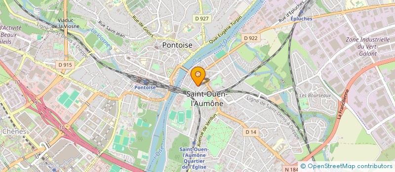 localisation de l'entreprise MONSIEUR SIMON CARET  SAINT-OUEN-L'AUMONE