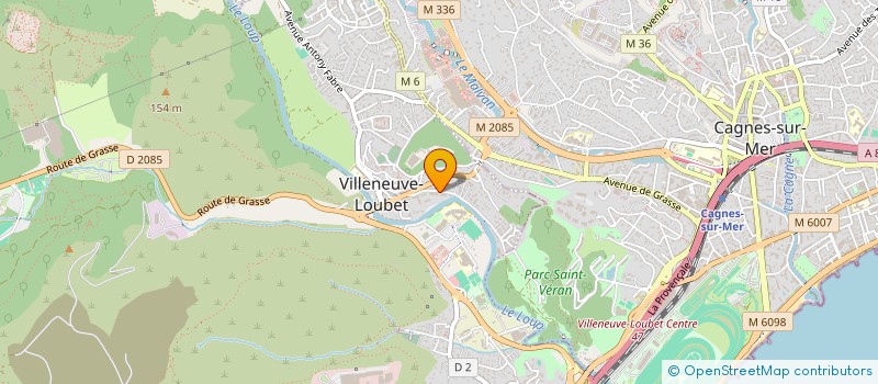 localisation de l'entreprise MONSIEUR SIMON CARINI à VILLENEUVE-LOUBET