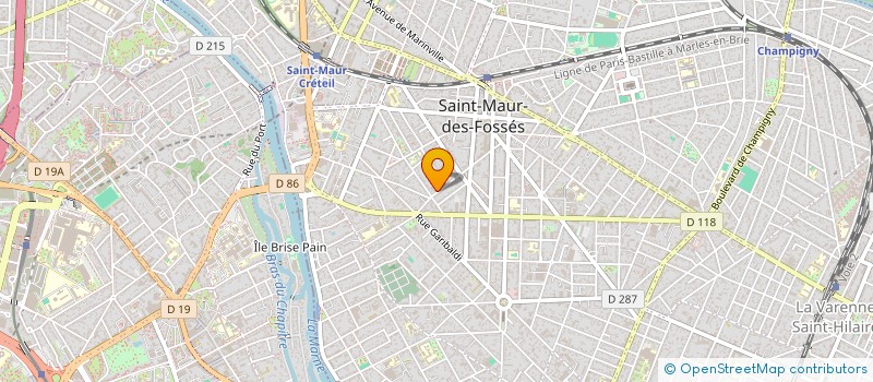 localisation de l'entreprise MONSIEUR SIMON CARON à SAINT-MAUR-DES-FOSSES