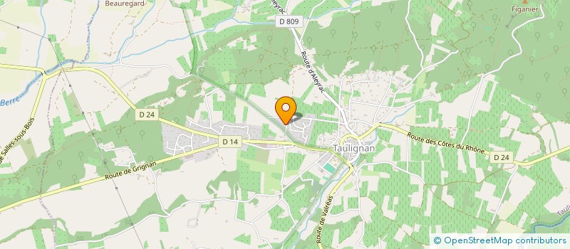 localisation de l'entreprise MONSIEUR SIMON CASADO  TAULIGNAN