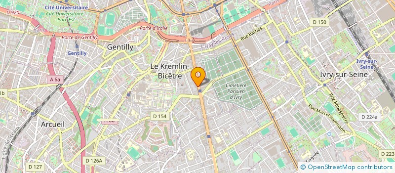 localisation de l'entreprise MONSIEUR SIMON CAU à LE KREMLIN-BICETRE
