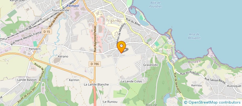 localisation de l'entreprise MONSIEUR SIMON CAVAILLES  PAIMPOL