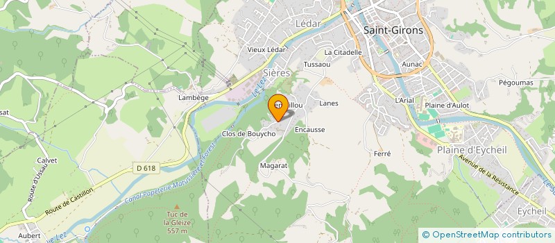 localisation de l'entreprise MONSIEUR SIMON CAYRE à SAINT-GIRONS