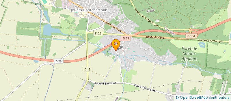 localisation de l'entreprise MONSIEUR SIMON CHAHINIAN  JOUARS-PONTCHARTRAIN