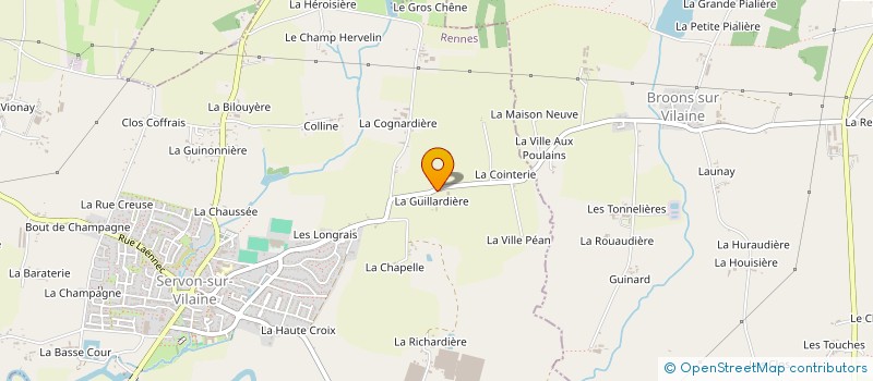 localisation de l'entreprise MONSIEUR SIMON CHAILLOU à SERVON-SUR-VILAINE