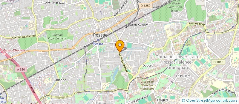 localisation de l'entreprise MONSIEUR SIMON CHANUT à PESSAC