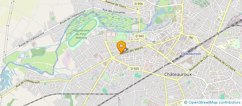 localisation de l'entreprise MONSIEUR SIMON CHARLES GENESTE à CHATEAUROUX