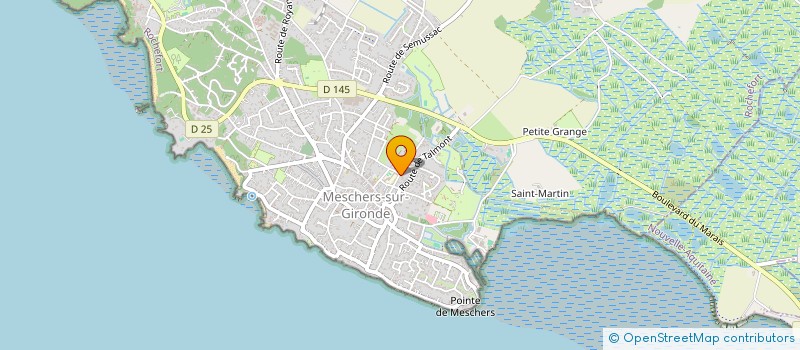 localisation de l'entreprise MONSIEUR SIMON CHARRIER  MESCHERS-SUR-GIRONDE
