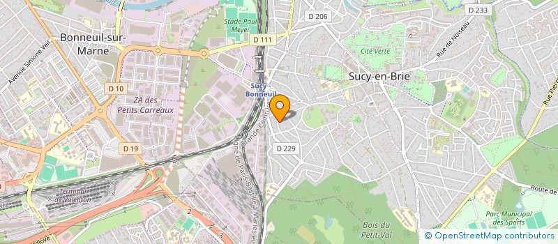 localisation de l'entreprise MONSIEUR SIMON CHARTAN  SUCY-EN-BRIE