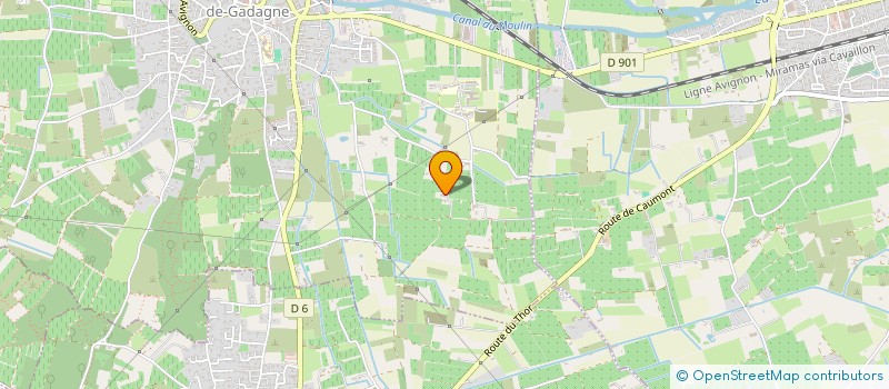 localisation de l'entreprise MONSIEUR SIMON CHASSILLAN  CHATEAUNEUF-DE-GADAGNE