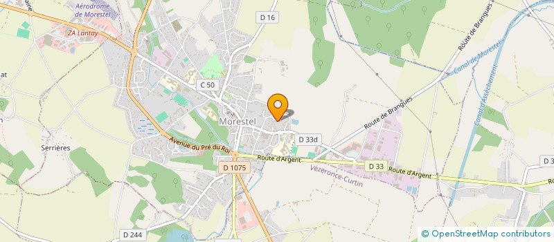 localisation de l'entreprise MONSIEUR SIMON CHATELUS  MORESTEL