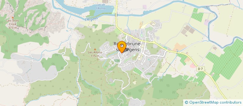 localisation de l'entreprise MONSIEUR SIMON CHAUZEIX à ROQUEBRUNE-SUR-ARGENS