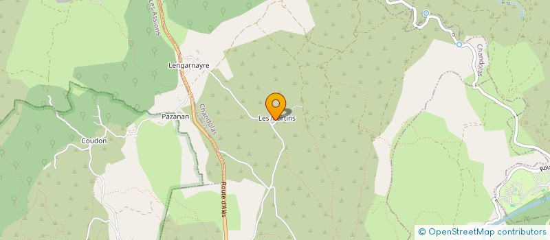 localisation de l'entreprise MONSIEUR SIMON CHAZALON  CHANDOLAS